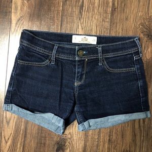 Dark Denim Hollister Shorts